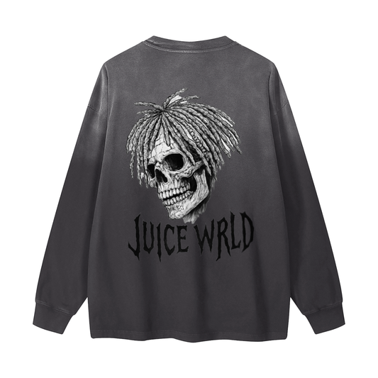 Gradient Washed Long Sleeve T-Shirt