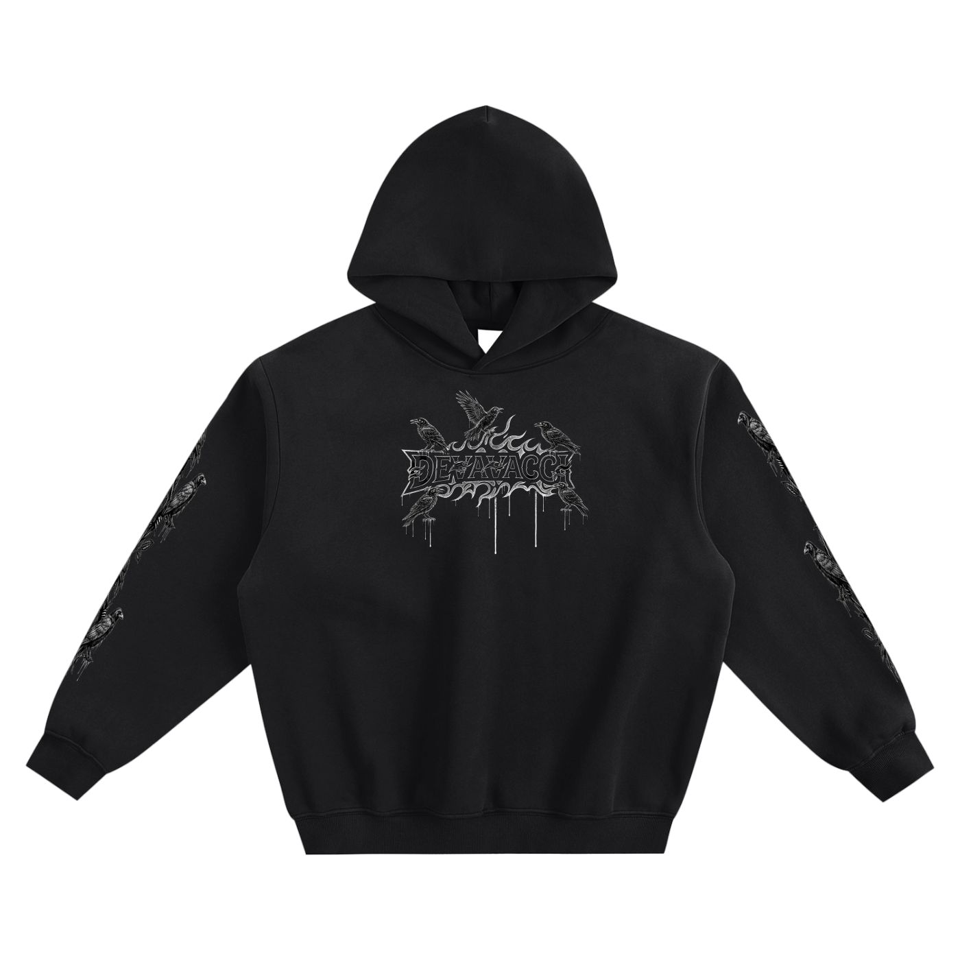 Devavacci Fleeced Boxy Hoodie