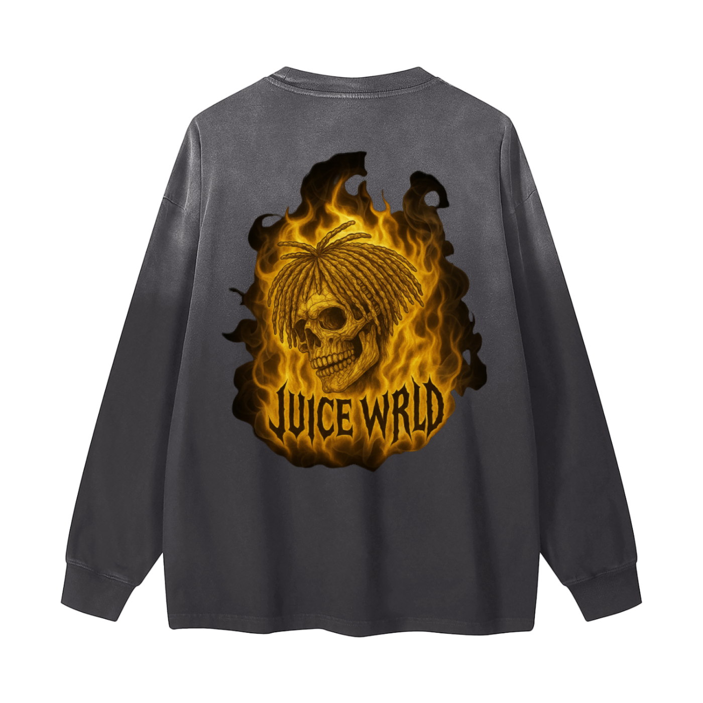 Gradient Washed Long Sleeve T-Shirt